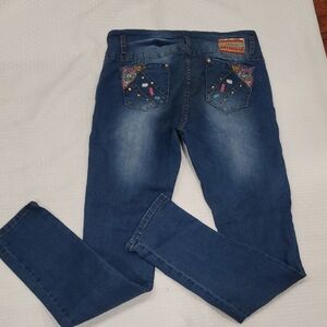 Vtg Kalowa Premium Blue Push Up Stretch  Jeans  Size 29